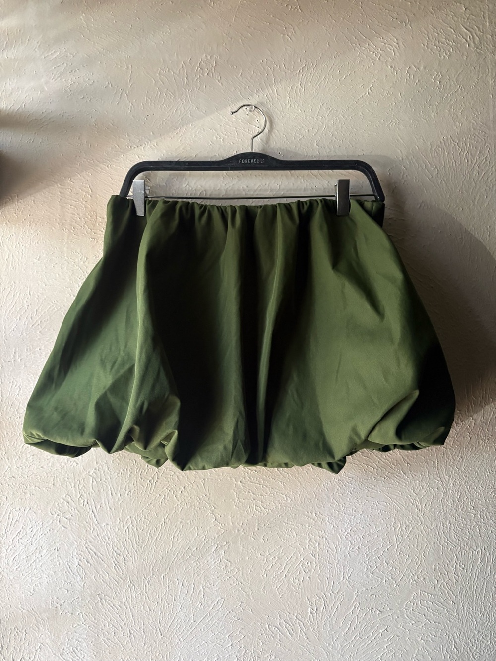 Gianni Bini Olive Green Bubble Skort